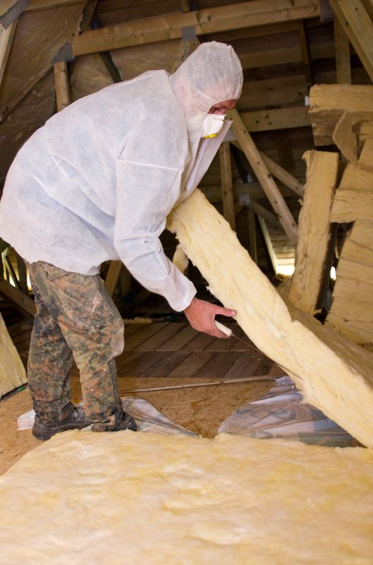 Insulation Application in Attic